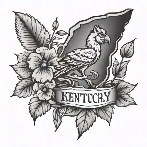 Kentucky tattoo design idea