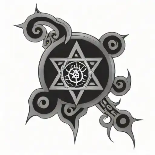 kaal sarv viropayti sanskrit tattoo with chronos symbol tattoo design idea