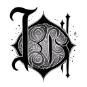 Two Word Ambigram Generator tattoo design idea