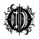 Two Word Ambigram Generator tattoo design idea