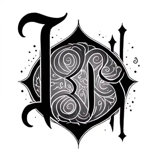 Two Word Ambigram Generator tattoo design idea