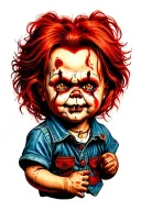 Chucky tattoo design idea