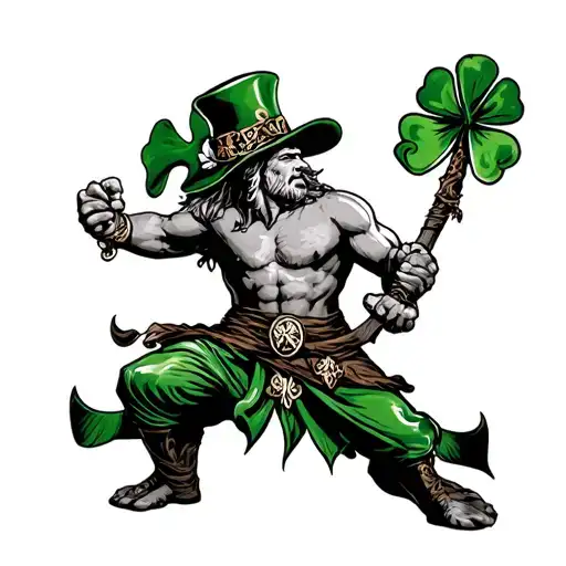 Fighting Irish tattoo design idea