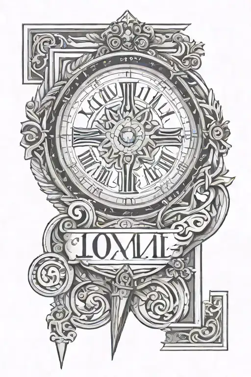 1979 roman numerals tattoo design idea