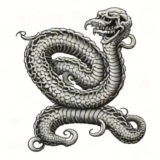 join or die tattoo design idea