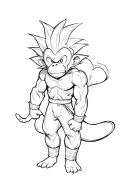 Dragon Ball Monkey on Arm tattoo design idea