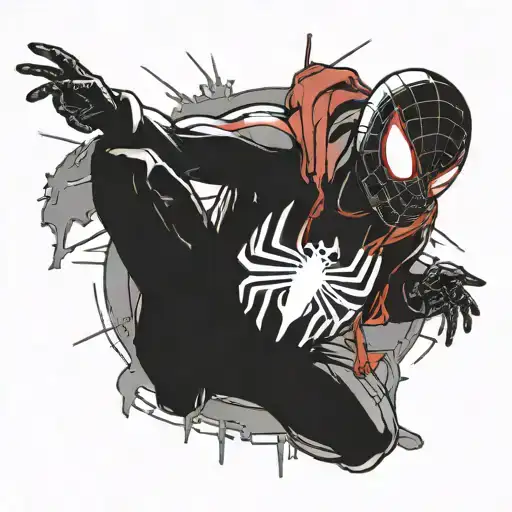 miles morales tattoo design idea