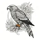 Red Kite tattoo design idea