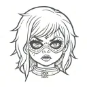 tiffany from the bride of chucky tattoo design idea