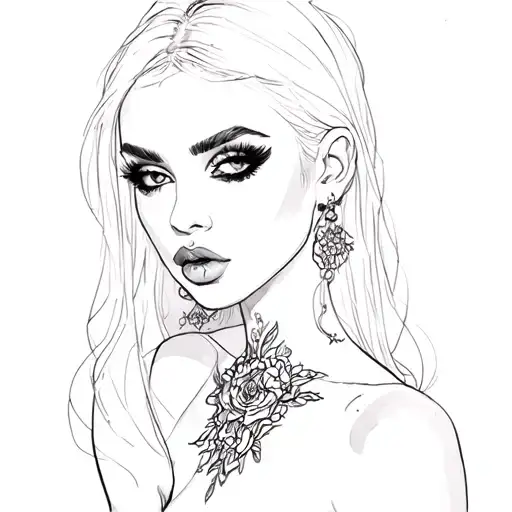 sissy slut tattoo design idea