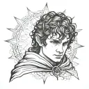 Frodo flash design tattoo design idea