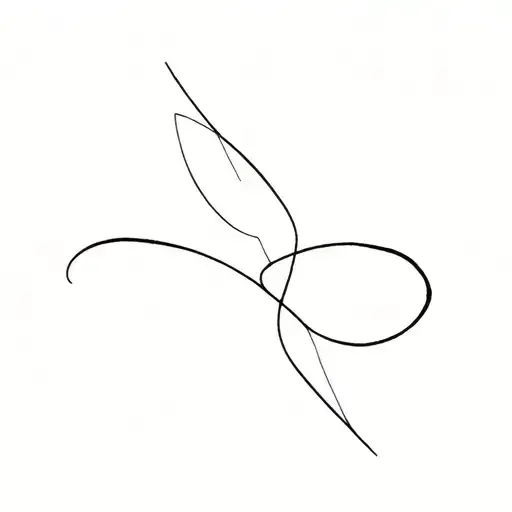 surrender to change or suffer in a loop tattoo design idea