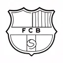 FC Barcelona Logo tattoo design idea