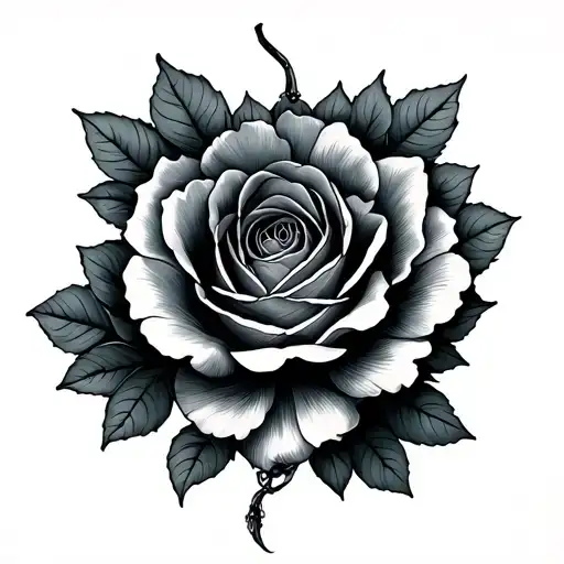 Ovarian Cancer tattoo design idea