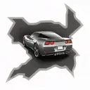 c6 corvette tattoo design idea