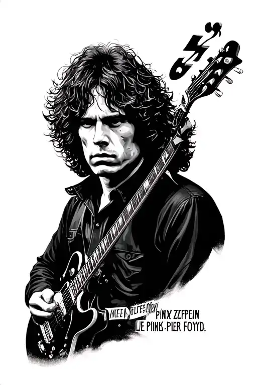Jamie Webster, oasis jim morrison AC/DC led zeppelin pink Floyd  quotes  tattoo design idea