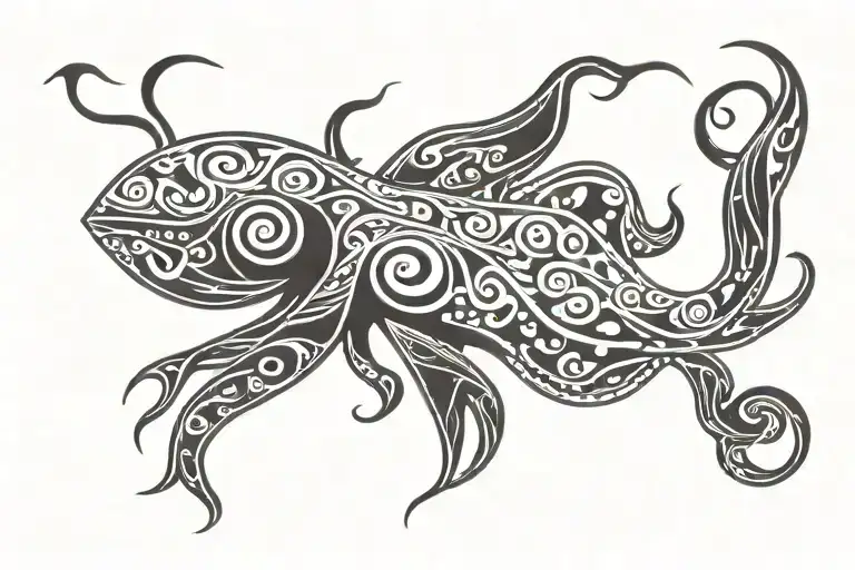 squid colorado tattoo design idea