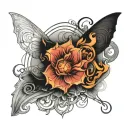 fear and madness tattoo design idea