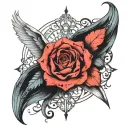 fear and madness tattoo design idea