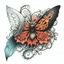 fear and madness tattoo design idea