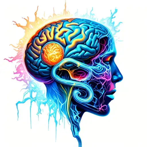 Brain Fuel Power Energy Helix tattoo design idea