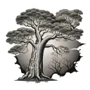 Baobab tattoo design idea