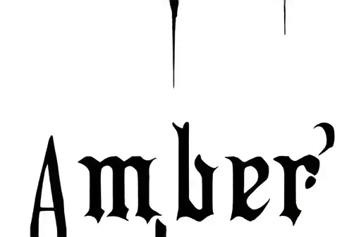 "Amber
" tattoo design idea