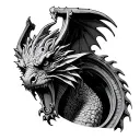 gothic architecture gargoyle  tattoo design idea