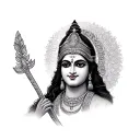 mahabharat krishna tattoo design idea