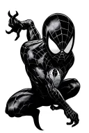 spiderman logo tattoo design idea