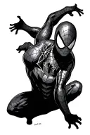 spiderman logo tattoo design idea