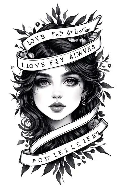 "Love for Always, My Liefie" Morse Code tattoo design idea