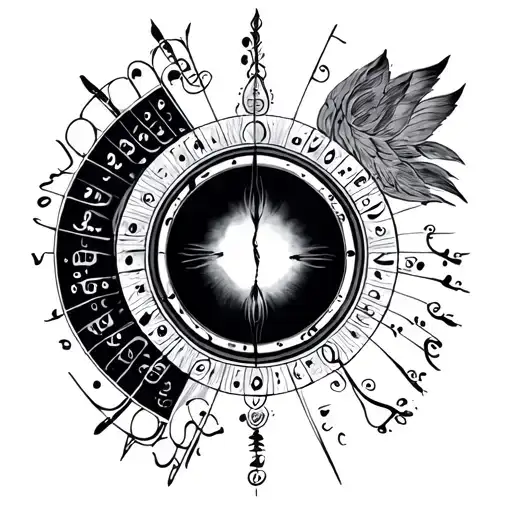 Circle Of Fifths tattoo design idea