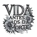 "vida antes da morte" Stormlight Archive tattoo design idea