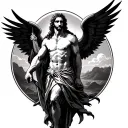 Saint Raphael tattoo design idea