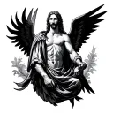 Saint Raphael tattoo design idea