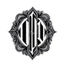 Two Word Ambigram Generator tattoo design idea