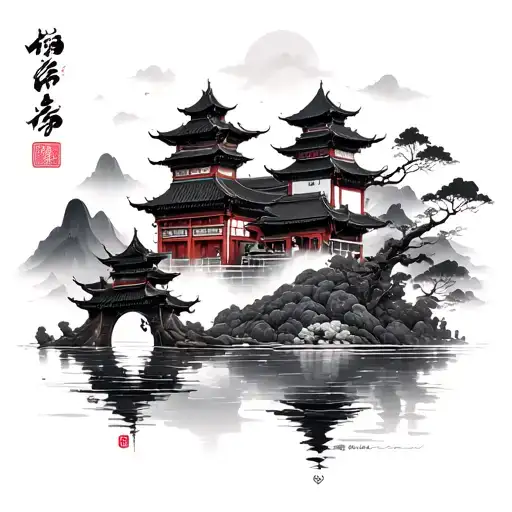 Fenghuang tattoo design idea