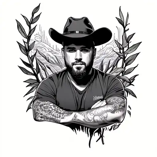 Even though I'm leaving by Luke Combs'  tattoo design idea