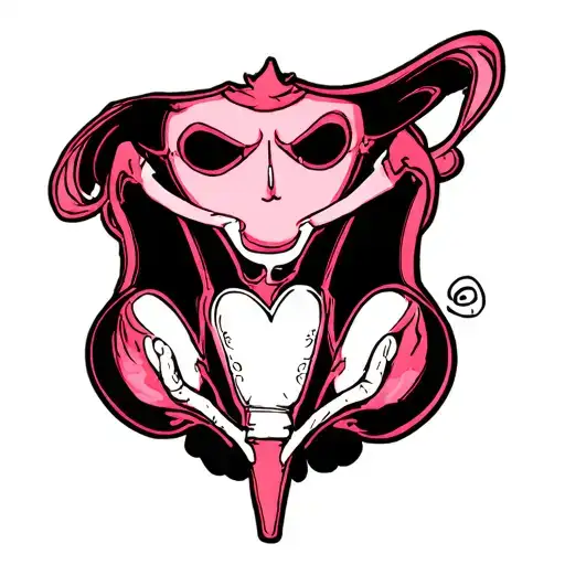 Pubic tattoo design idea