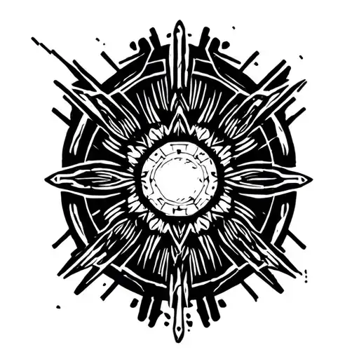 rave Rebel festival tattoo design idea