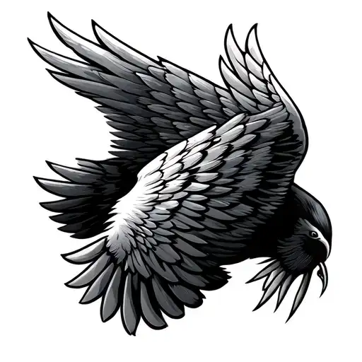 Navy Wings tattoo design idea