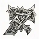 Bind Rune tattoo design idea