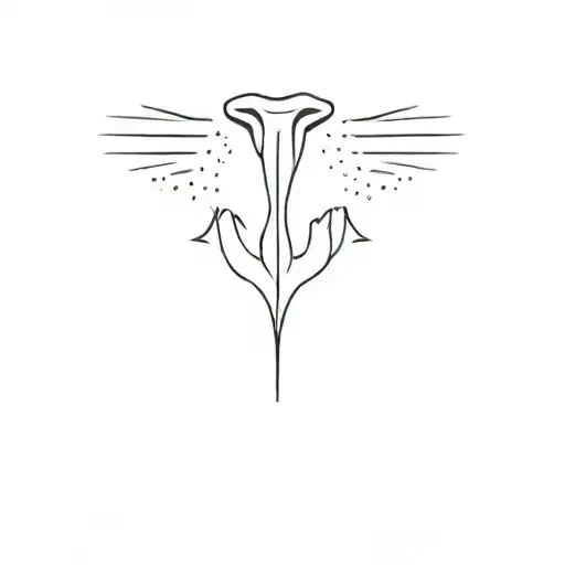 cat nose print tattoo design idea