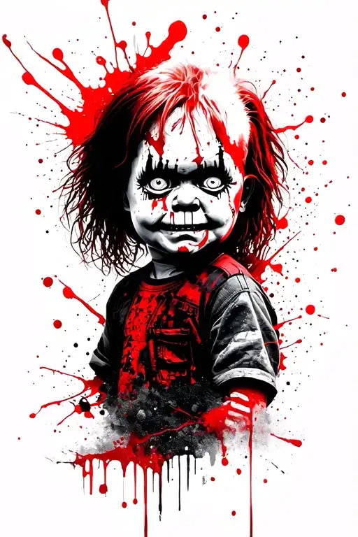 Chucky tattoo design idea
