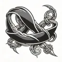 domestic violence survivor symbol intertwined representing the client's tattoo design idea