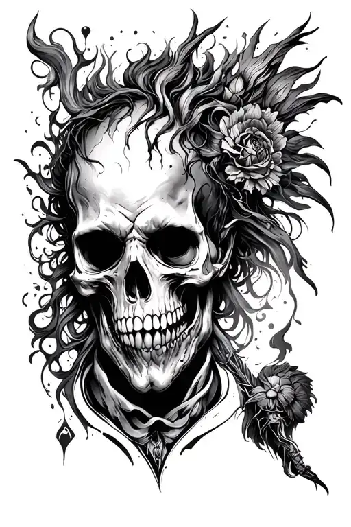 Create a tattoo that is symbolic of raging against the concept of “the dying light” where light is life and how we all f tattoo design idea