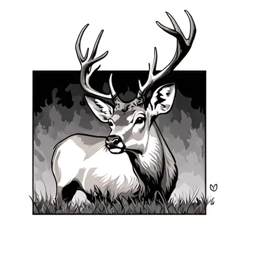 deer hunting, god, gmc tattoo design idea