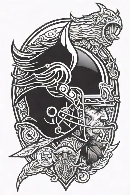 Minnesota Vikings tattoo design idea