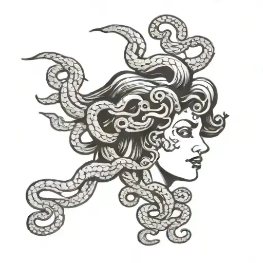 medusa tattoo design idea